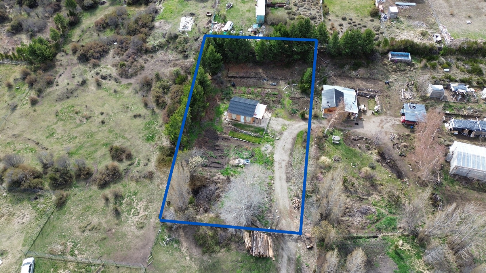 Casa de 2 dormitorios en lote PH de 1200 m2 en Ñirihuau.
