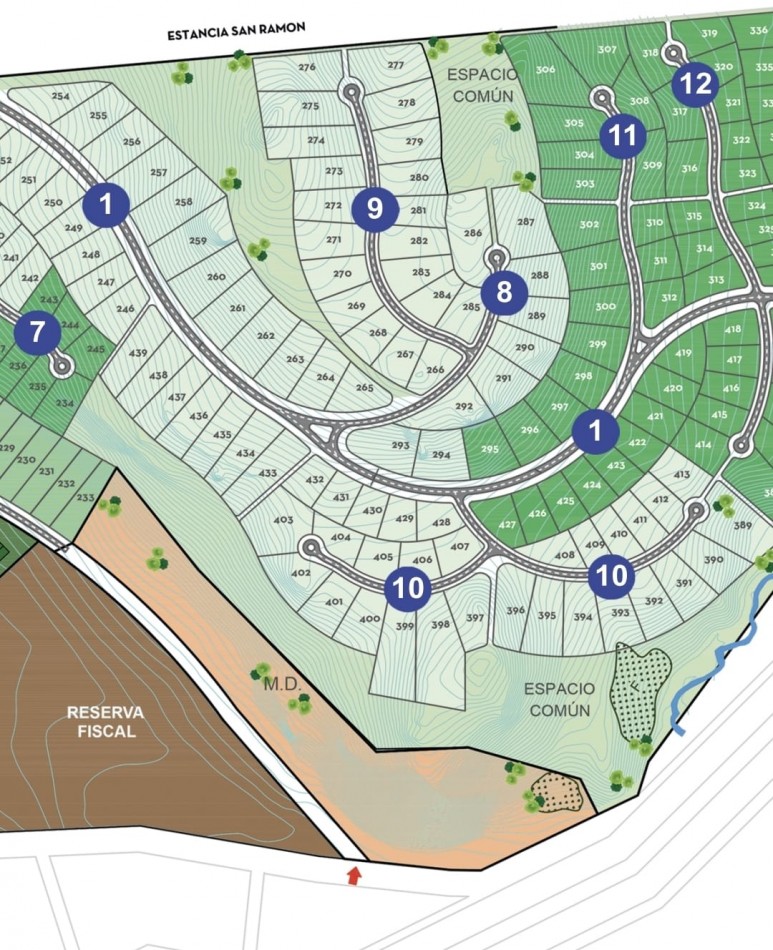 Venta de lote en Barrancas de Dina Huapi con vista